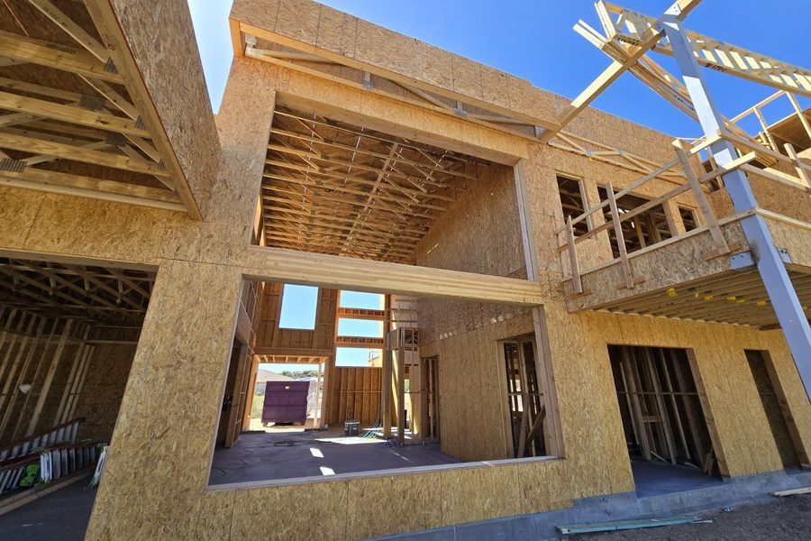 Custom home framing