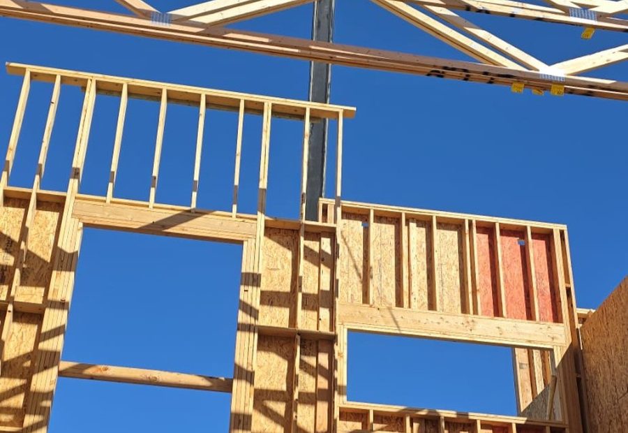 Wall framing and roof trusses